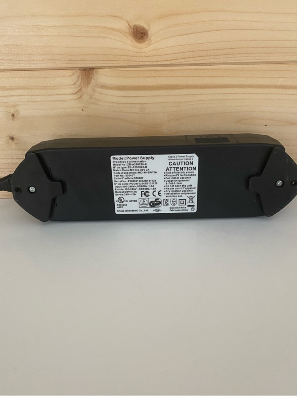 29V ZB-A290020-B Power Supply Recliner Lift Chair AC Adapter Replacement